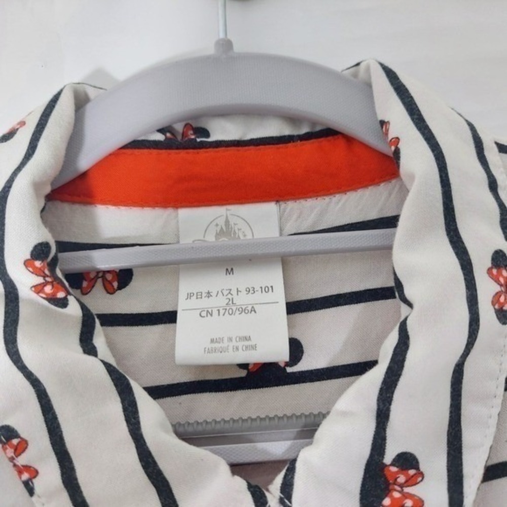 Disney Sleepshirt Women M White Mickey Lounge Sleepwear Button Cozy Nightshirt - Picture 4 of 11
